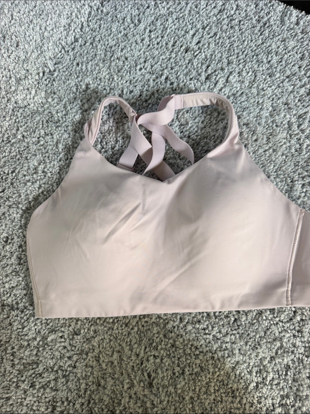 lululemon athletica Pale Pink Strappy Sports Bra